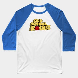 Old School Rocks Baseball T-Shirt